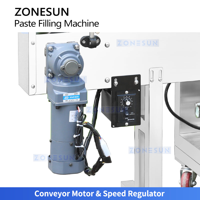 ZONESUN ZS-VTGTL1A Automatic Heating & Stirring Paste Filling Machine with Gear Pump for Lipstick, Vaseline, Wax & High-Viscosity Products