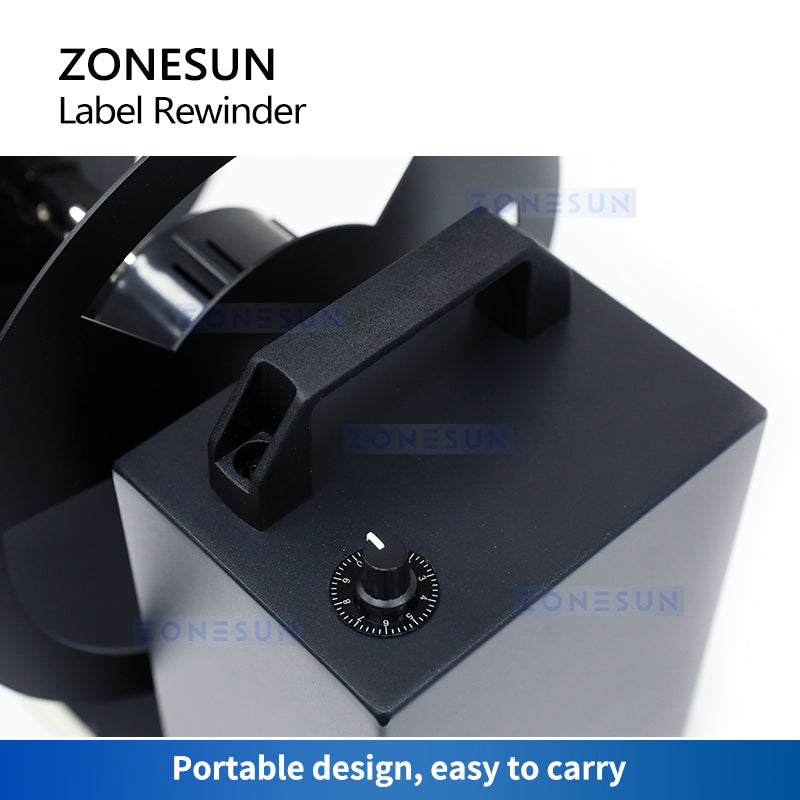 ZONESUN ZS-LRA8 Automatic Label Rewinder with Speed Control