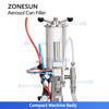 ZONESUN ZS-CQ3 Semi-automatic Pneumatic Aerosol Cans Filling Machine