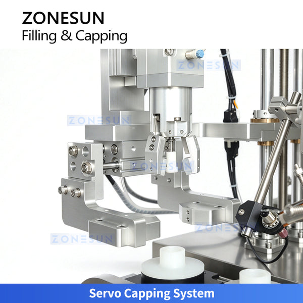 ZONESUN ZS-AFC48B Automatic Round Tube Gear Pump Filling and Capping Machine