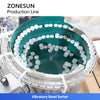 ZONESUN ZS-AFCL5 Automatic Gear Pump Filling Capping Labeling Line