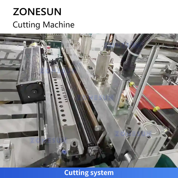 ZONESUN ZS-PCJ1 Automatic Plastic Vest Bag Making and Cutting Machine