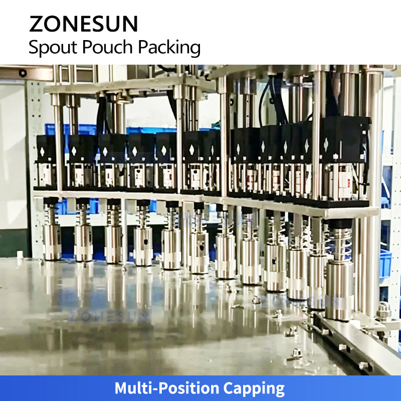 CIP spout pouch filling machine