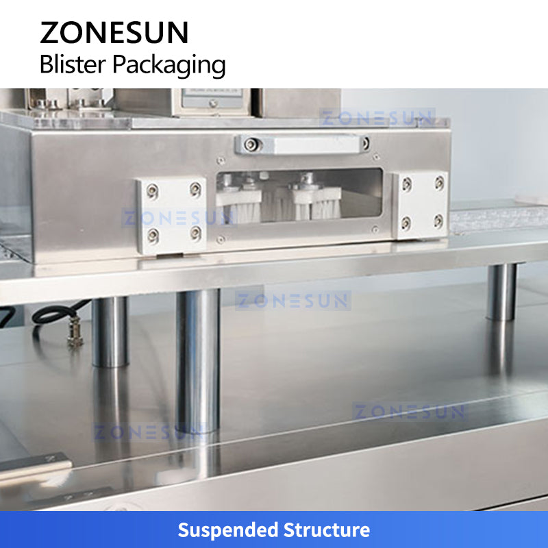 ZONESUN ZS-DPP180P Automatic Blister Packaging Machine for Tablets, Capsules & Candy