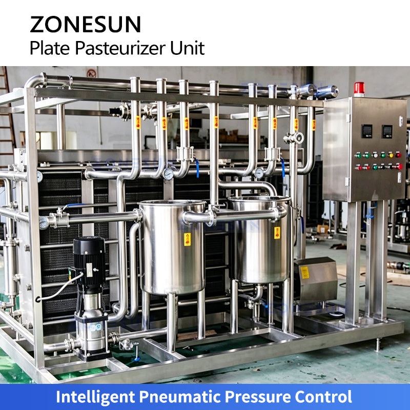 ZONESUN ZS-PRT200 Plate Type Pasteurizer & UHT Sterilizer Machine