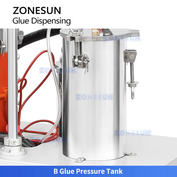ZONESUN ZS-AGD5 Two-Component Glue Dispensing Machine Automatic AB Adhesive Mixer for Epoxy Resin, Silicone and Polyurethane