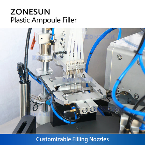 ZONESUN ZS-FS50U 5 Heads Ceramic Pump Soft Tube Liquid Filling Sealing Machine