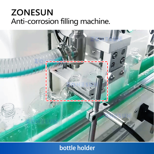 ZONESUN ZS-YTCR1A Corrosive Liquid Filling Machine for Chemical Bottling Operations