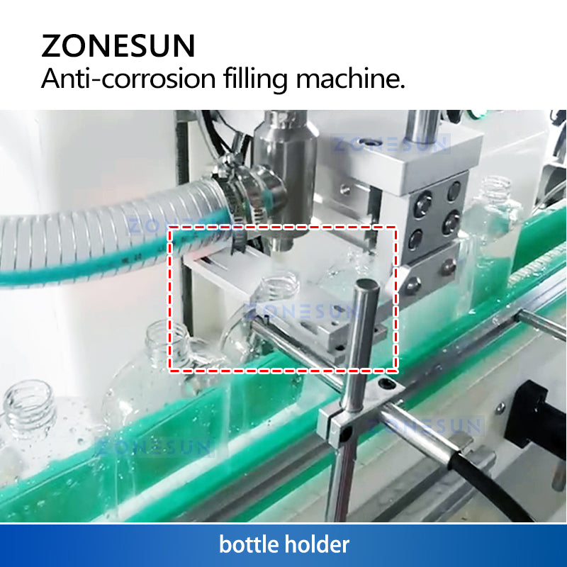 ZONESUN ZS-YTCR1A Corrosive Liquid Filling Machine for Chemical Bottling Operations