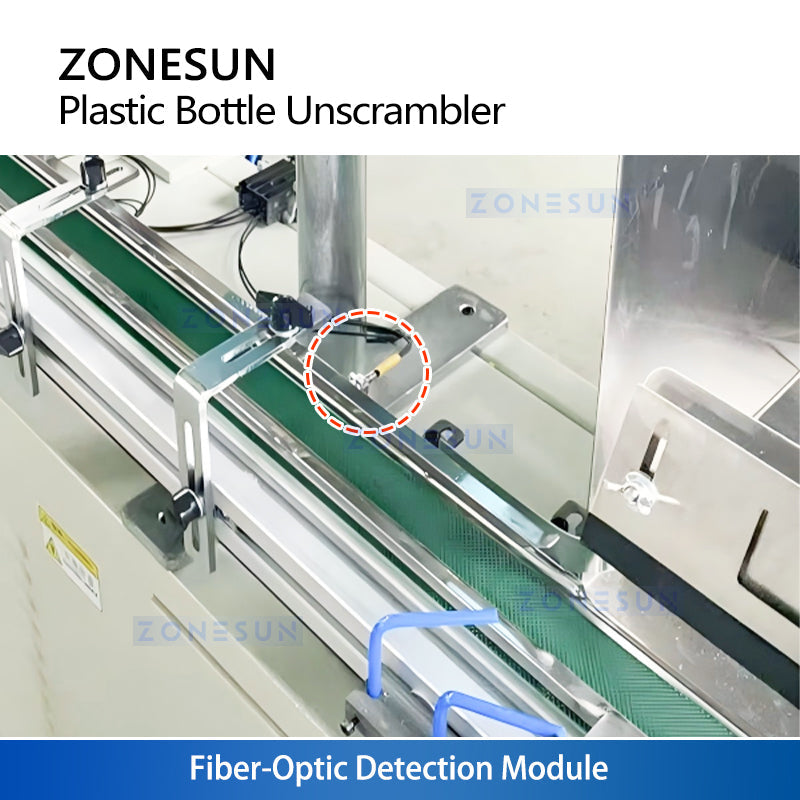 Flat bottle sorting machine