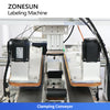 ZONESUN ZS-TB831F Meal box Wrap-Around Food Tamper-evident Boxes Labeling Machine