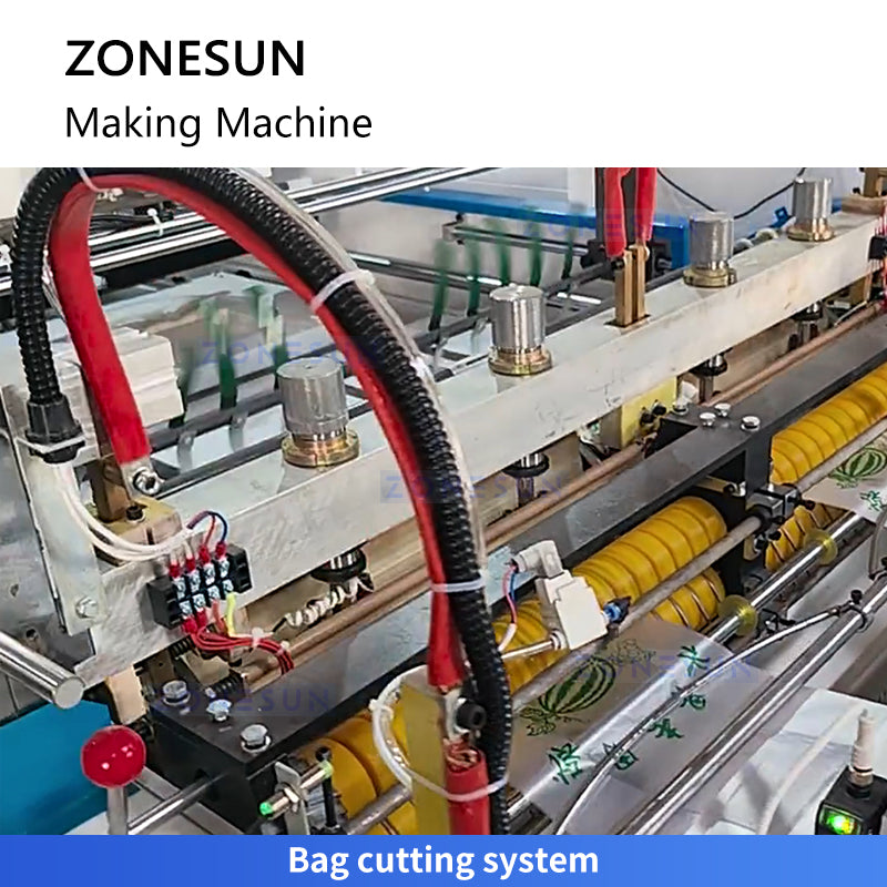 ZONESUN ZS-PZD2 Automatic Dual-Channel Vest Bag Making Machine