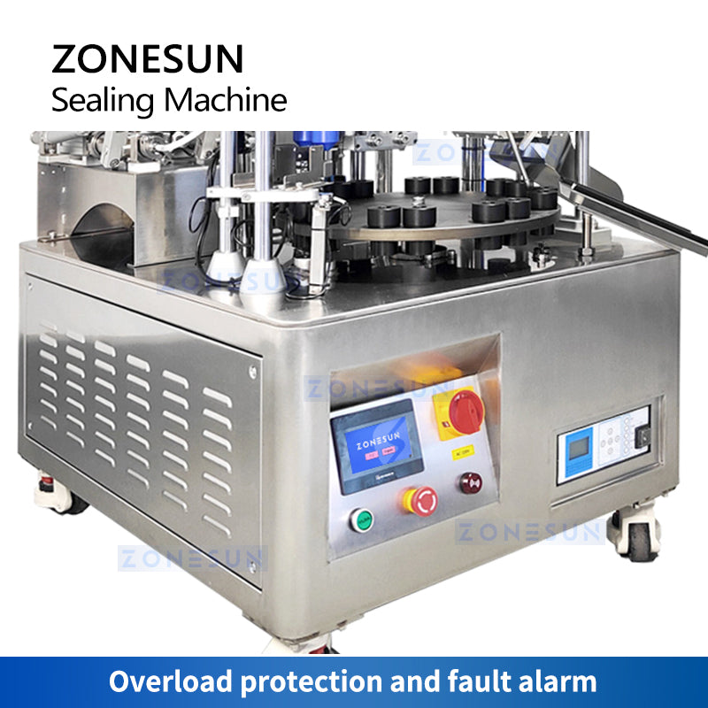 ZONESUN ZS-HX006SS Automatic 2 Nozzles Ceramic Pump Paste Tube Filling Ultrasonic Sealing Machine