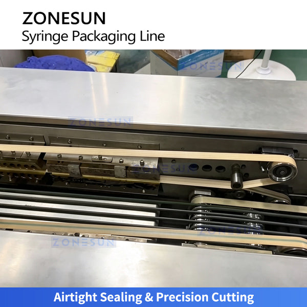 ZONESUN ZS-HYS60 Automatic Syringe Feeding and Pouch Packaging Line
