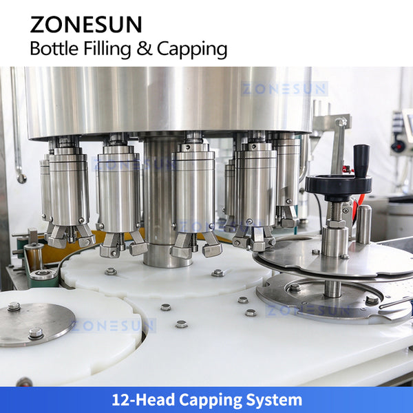 ZONESUN ZS-AFC16PB Automatic Small Bottle Tube Liquid Supplements Filling and Capping Machine