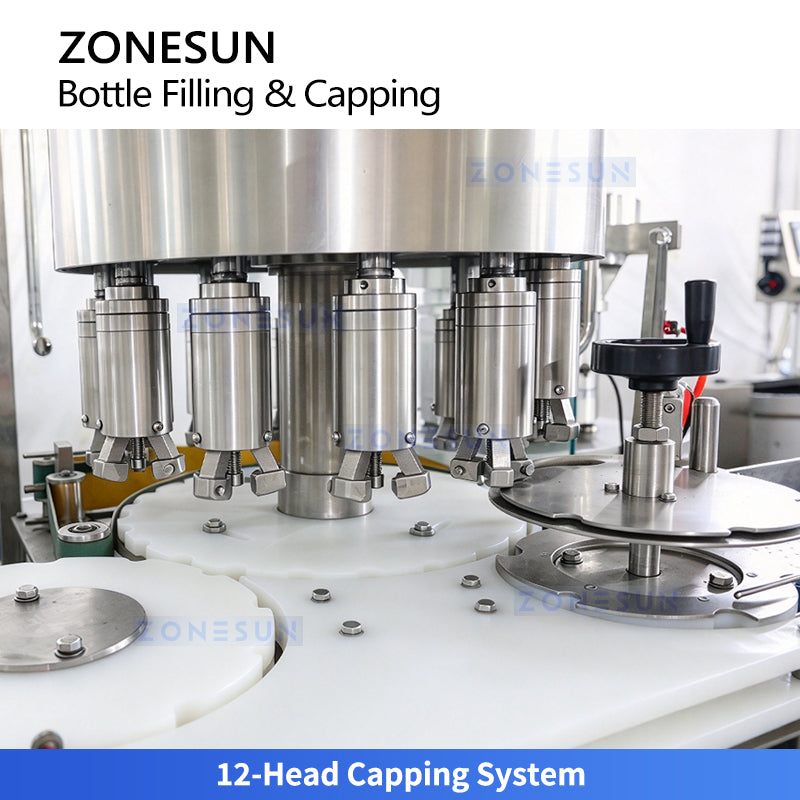 ZONESUN ZS-AFC16PB Automatic Small Bottle Tube Liquid Supplements Filling and Capping Machine