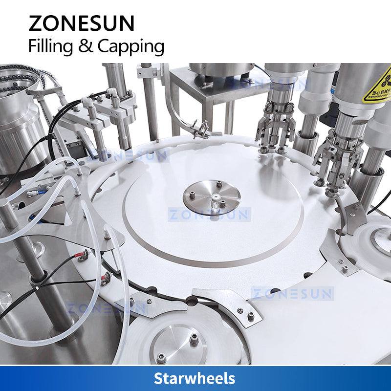 ZONESUN ZS-AFC39 Automatic Vial Filler & Capper for Pharma and Cosmetic Packaging
