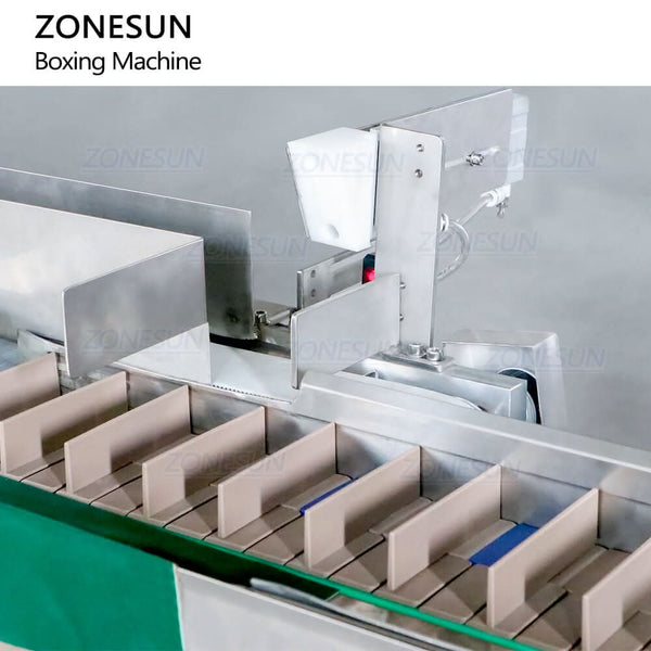 ZONESUN ZS-MSZH50N Automatic Cartoning Machine with Leaflet Insertion Box Packing Line for Cosmetics Electronics