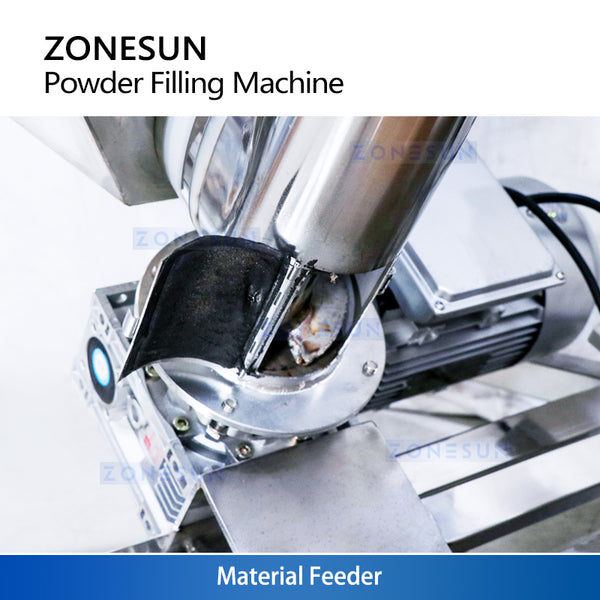 ZONESUN ZS-FM2A Automatic Powder Filling Machine with Feeder System