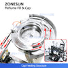ZONESUN ZS-AFC17 Automatic Perfume Filling and Capping Monobloc Machine with Dual Peristaltic Pumps for EDT EDP Vial Packaging
