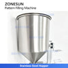 ZONESUN ZS-PGF5 Automatic Dual-Head Cosmetic Cream Pattern Filling Machine 5-80ml