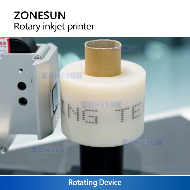 ZONESUN ZS-RIP1 Rotary Inkjet Coding Machine for Bottles and Tubes