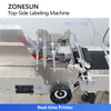 Pouch feeder labeling