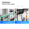 ZONESUN ZS-FAL180X Gravity Bottle Filler Automatic Perfume Bottle Liquid Vacuum Filling Capping Machine