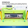 ZONESUN ZS-TB103 Automatic Bag Sealing and Labeling Machine