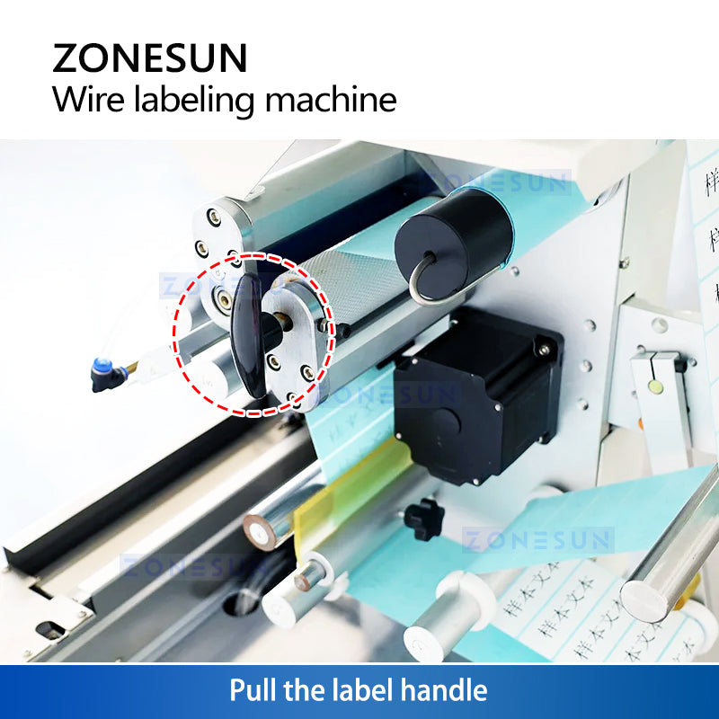ZONESUN ZS-WTB1 Automatic Wire Harness Label Printing and Folding Machine