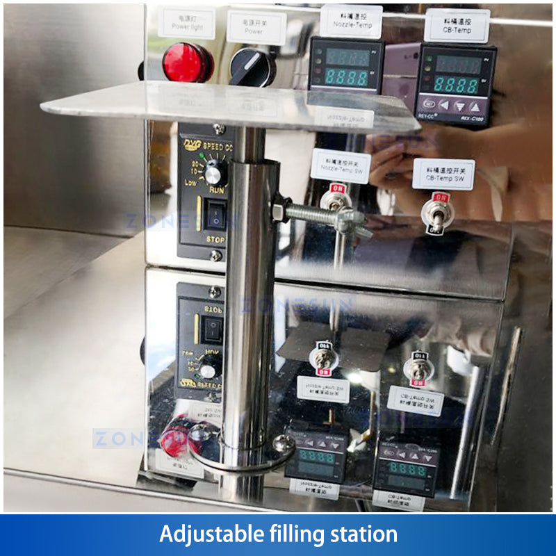ZONESUN ZS-GTK20 Manual Lipstick Liquid Filling Machine Candle Packing Machine