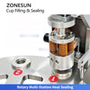 ZONESUN ZS-AFS20D Automatic Hidden Tea Cup Filling and Sealing Machine for Tea and Coffee