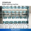 ZONESUN ZS-UWB5 Automatic Ultrasonic Bottle Washing Packing Line