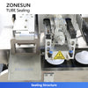 ZONESUN ZS-TFS6 Ultrasonic Tube Filling and Sealing Machine