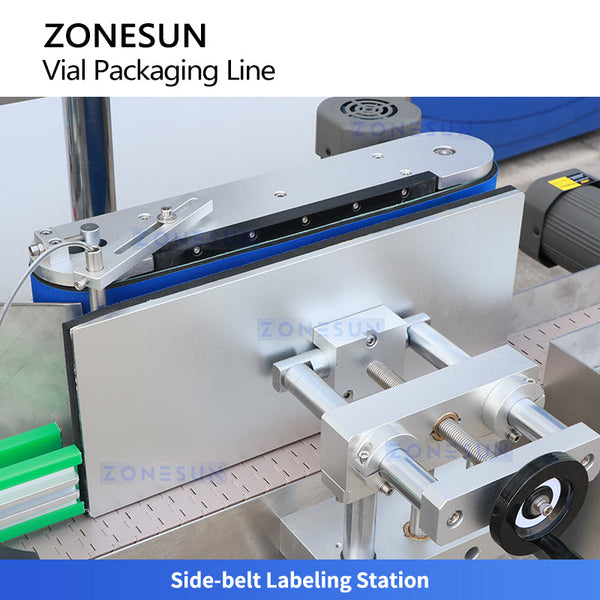 ZONESUN ZS-AFCL9 Automatic Vial Filling Capping Labeling Machine Vial Packaging Line