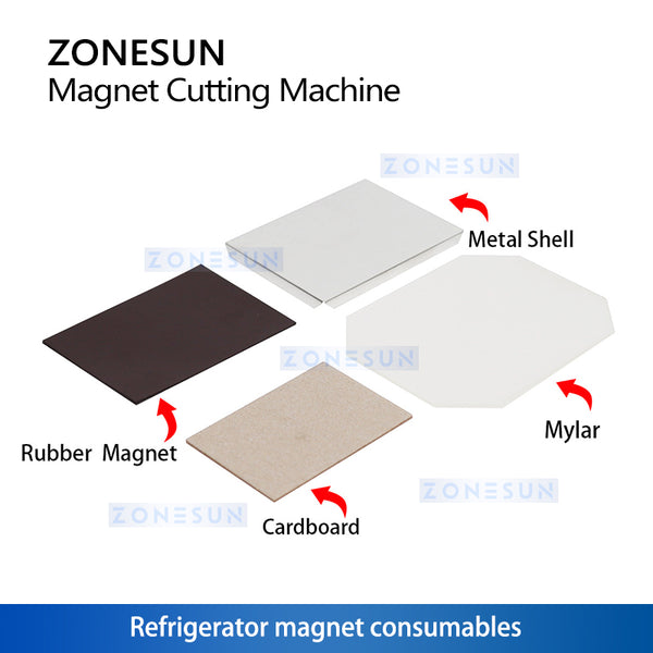 ZONESUN ZS-PCM2 Customizable Badge Handmade Equipment and Card Cutting Machines