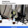 ZONESUN ZS-AFC62 Automatic 10–200 ml Nasal Spray Filling and Capping Machine