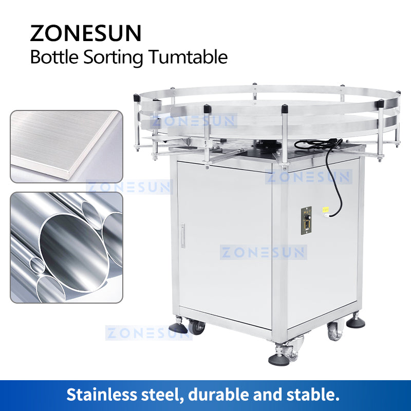 ZONESUN ZS-SP1000 Automatic Bottle Unscrambler Sorting Machine For Production Line