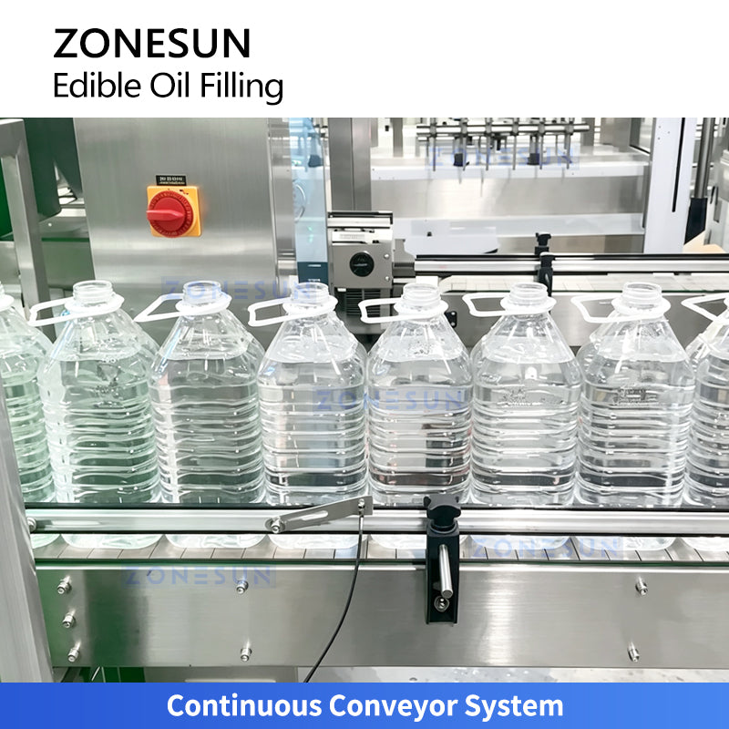 ZONESUN ZS-EVF02 Automatic 8-Head Tracking Edible Oil Filling Machine