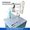 ZONESUN ZS-KZJ100 Automatic Elastic Rope Bundling Machine for Vegetables Flowers Cables Fast Tying System