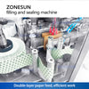 ZONESUN ZS-FS120C Filling Sealing Machine For Easy Snap Bag Liquid & Cosmetic