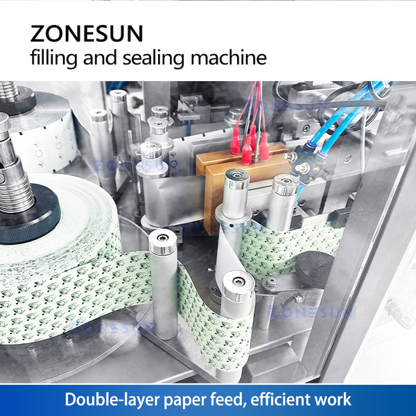 ZONESUN ZS-FS120C Filling Sealing Machine For Easy Snap Bag Liquid & Cosmetic