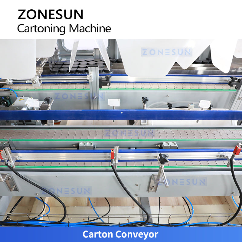 ZONESUN ZS-CPL2 Fully Automatic Bottle Tins Cartoning Machine