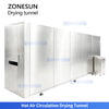 ZONESUN ZS-UVS3 Infrared Quartz Heating and Hot Air Bottle Drying Tunnel