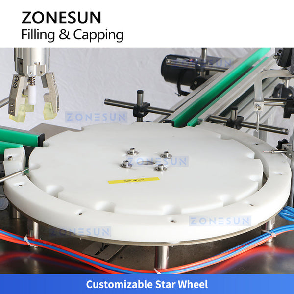 ZONESUN ZS-AFC47 Nail Polish Filling & Capping Monoblock Machine
