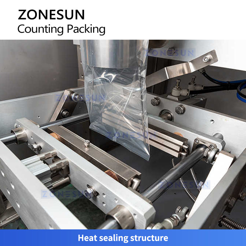 ZONESUN ZS-FSCS02 Automatic Particle Bagging Machine Screw Hardware Small Parts Counting and Packing Machine