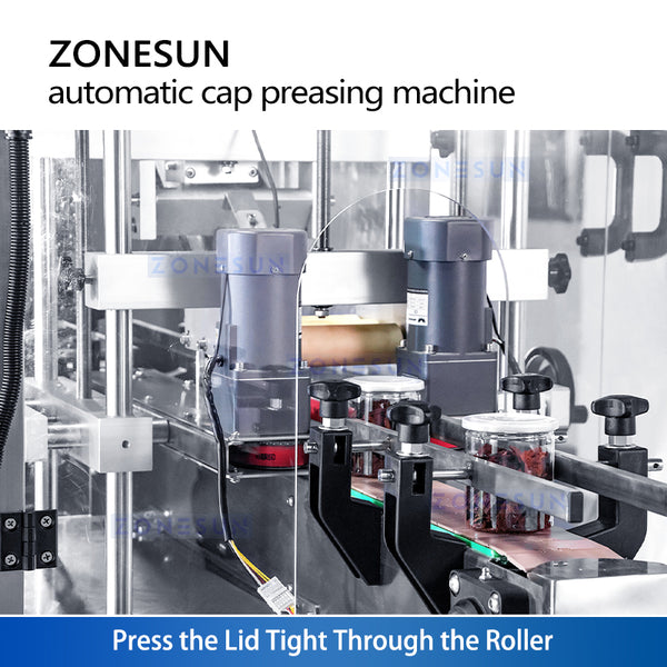 ZONESUN Automatic Press-On Cap Sealing Machine ZS-XG16D4