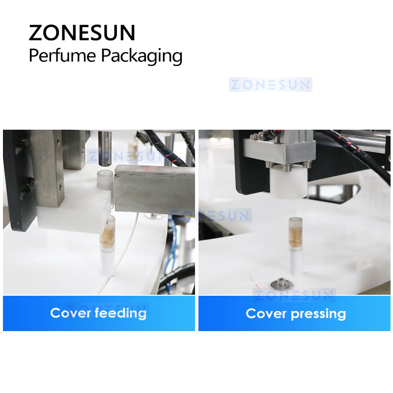 ZONESUN ZS-AFC21 Automatic Perfume Peristaltic Pump Liquid Spray Bottle Filling Capping Machine