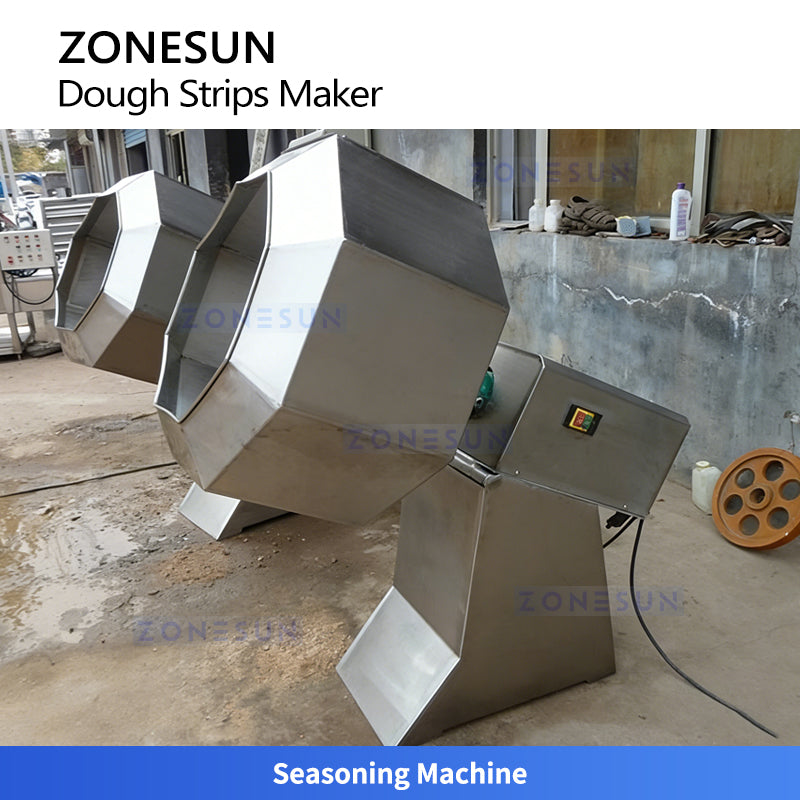 ZONESUN ZS-DSPL1 Industrial Automatic Dough Strip Production Line for Chin Chin Processing