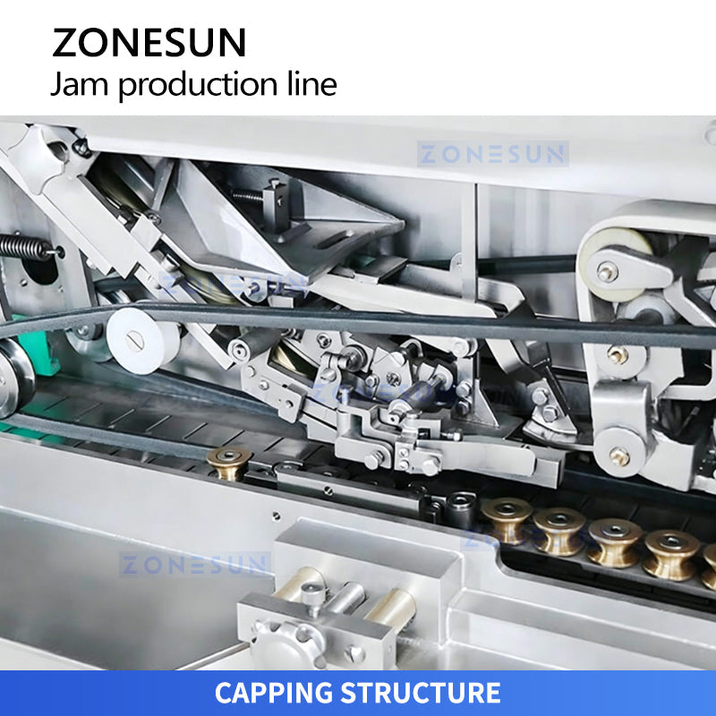 ZONESUN ZS-FAL180V11 Automatic Kaya Jam Food Filling and Glass Jar Production Line